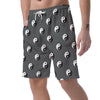 Yin Yang Pattern Print Men's Shorts-grizzshop