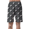 Yin Yang Pattern Print Men's Shorts-grizzshop