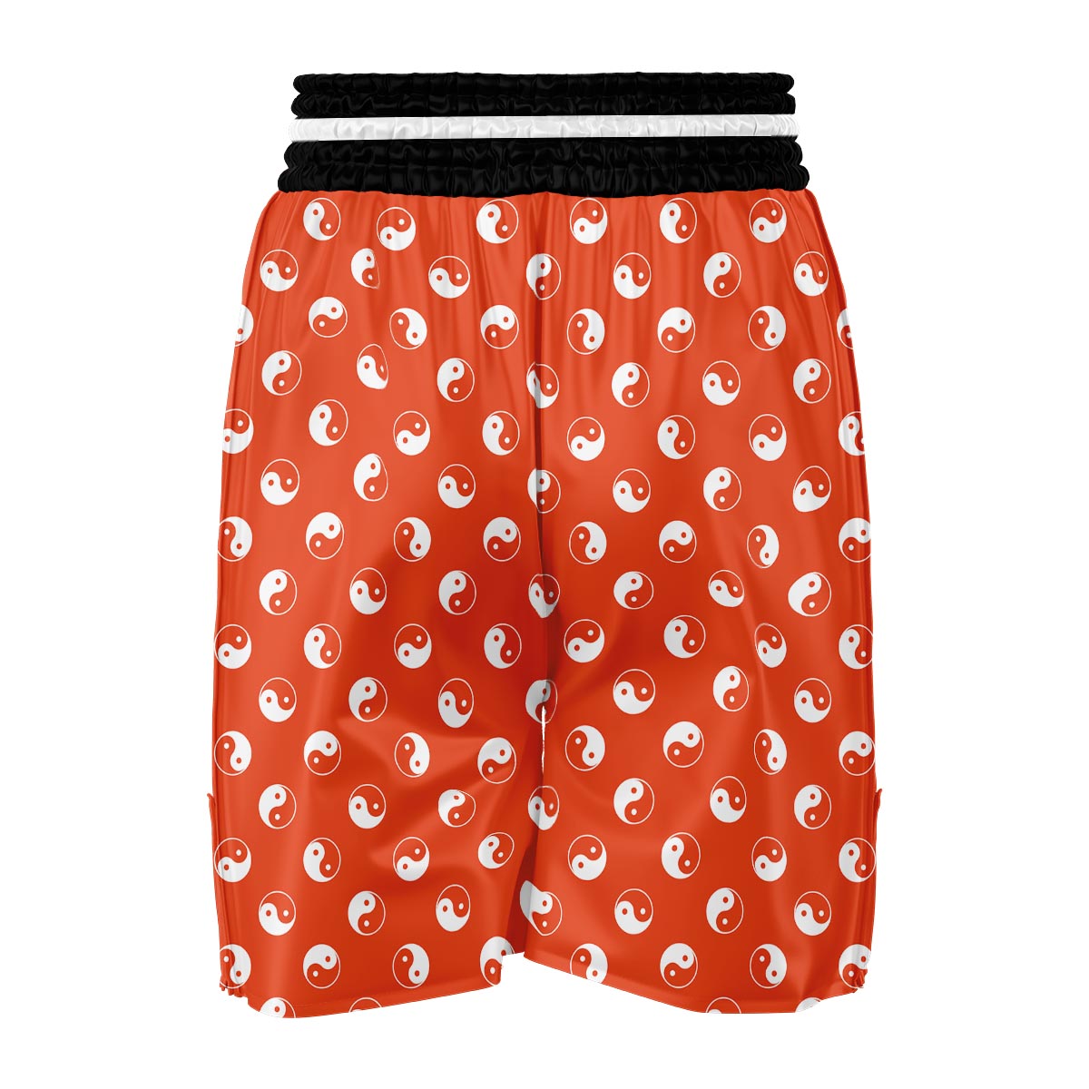 Yin Yang Print Pattern Boxing Shorts-grizzshop