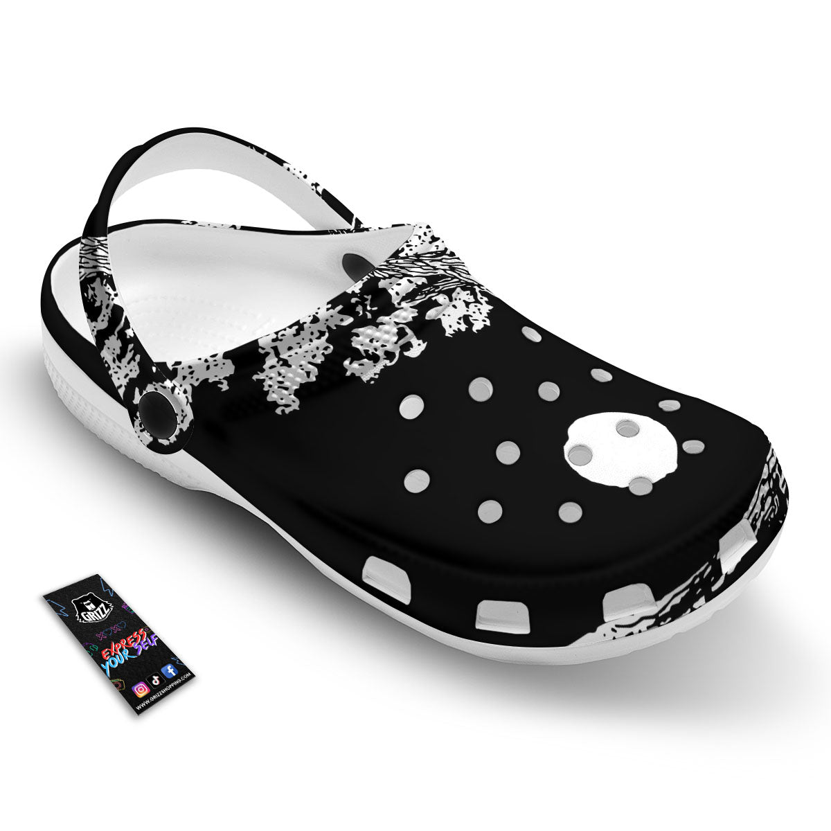 Yin Yang Roots Print Clog-grizzshop