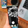 Yin Yang Roots Print Tumbler-grizzshop