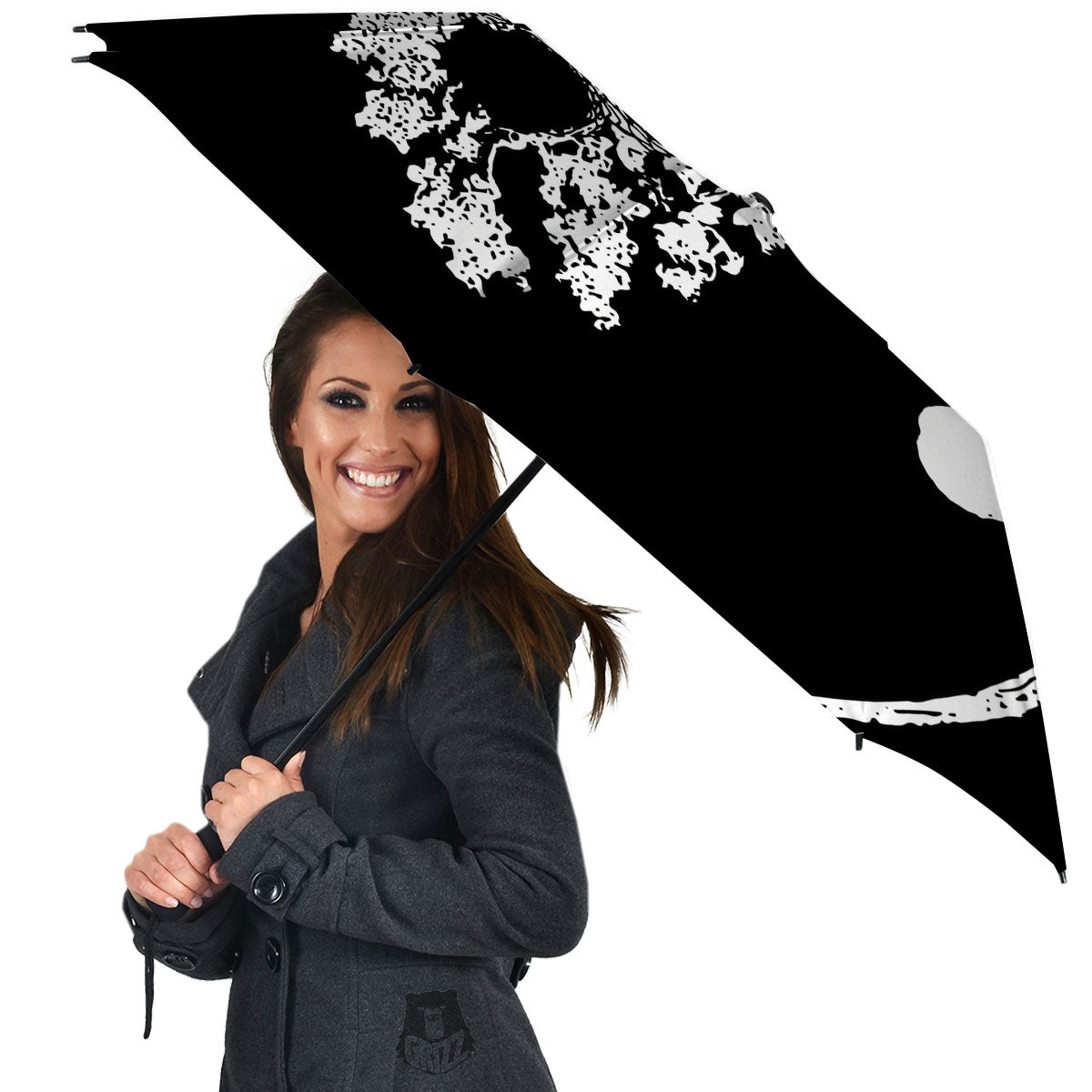 Yin Yang Roots Print Umbrella-grizzshop