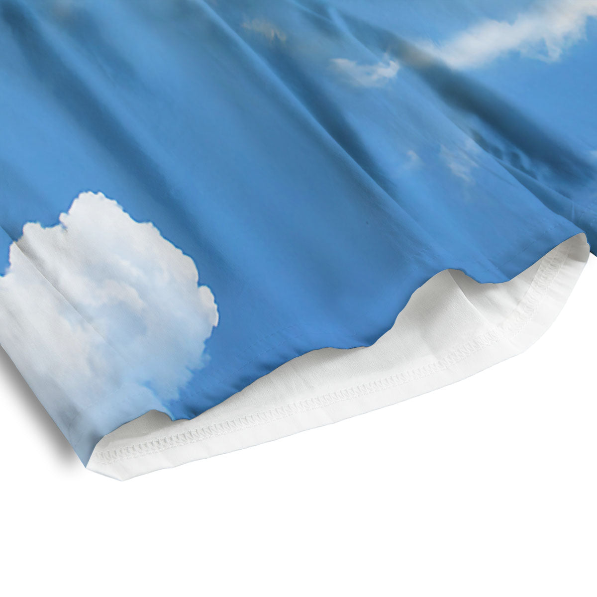 Yin Yang Space And Sky Print Men's Athletic Shorts