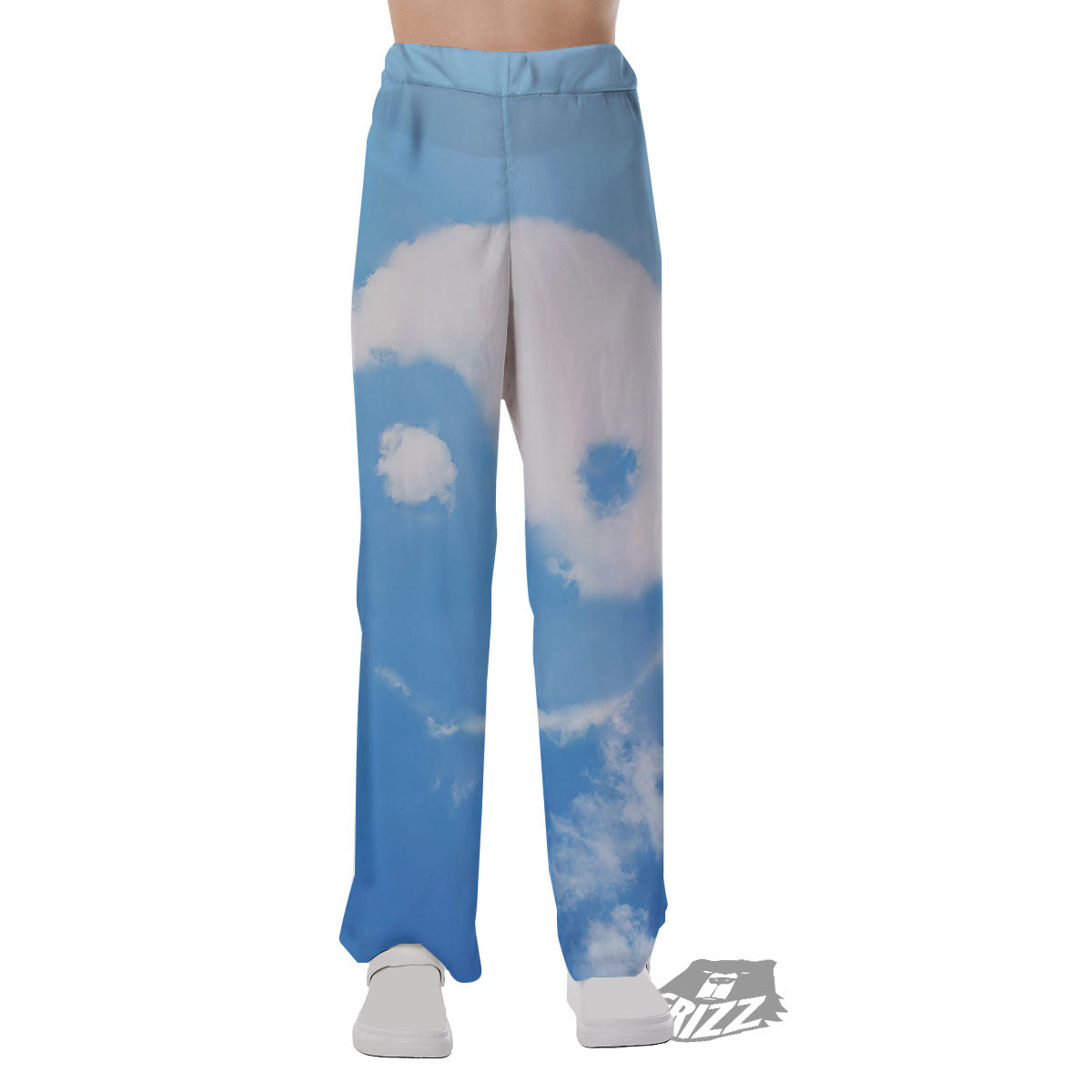 Yin Yang Space And Sky Print Pajama Pants-grizzshop