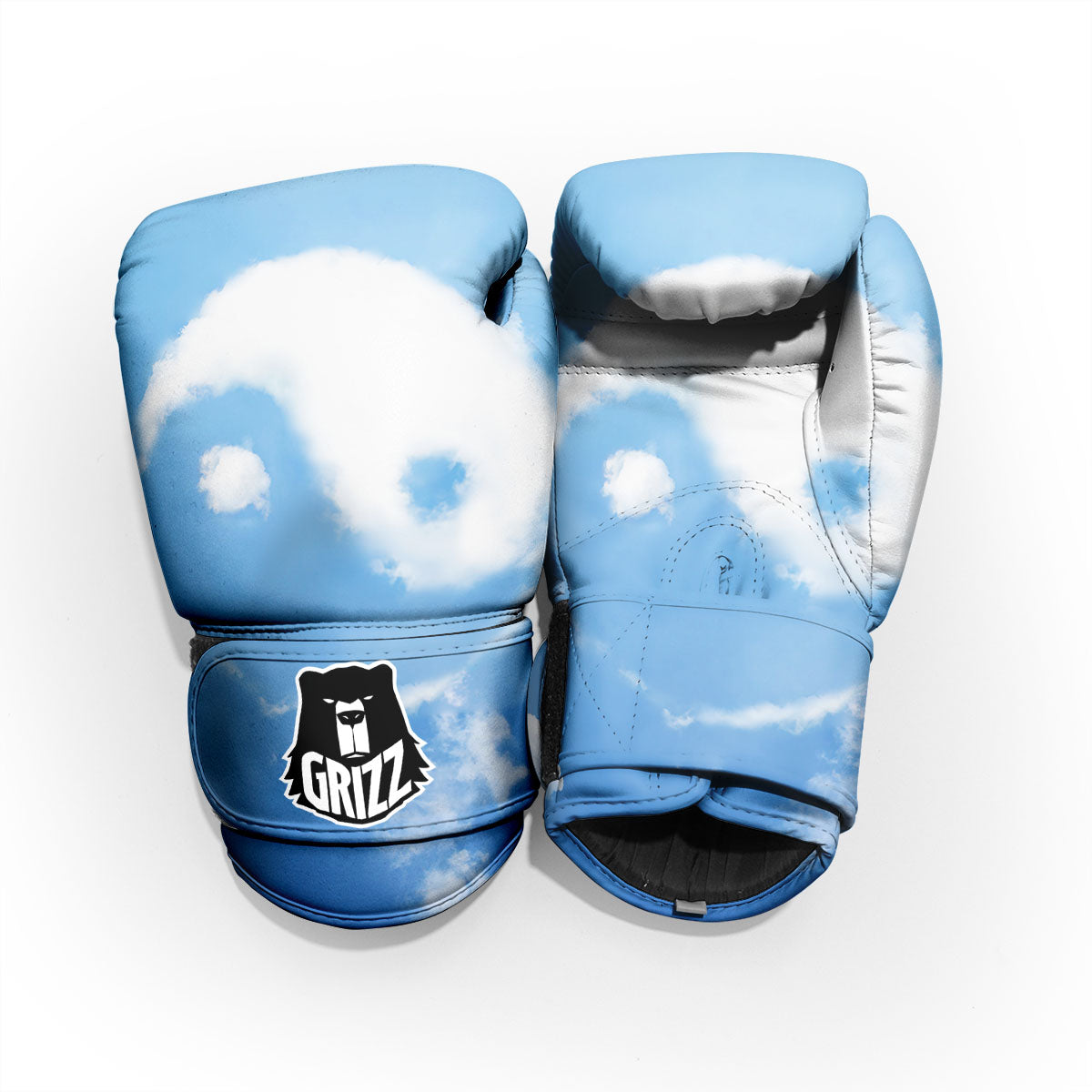 Yin Yang Space And Sky Print Pro Boxing Glove