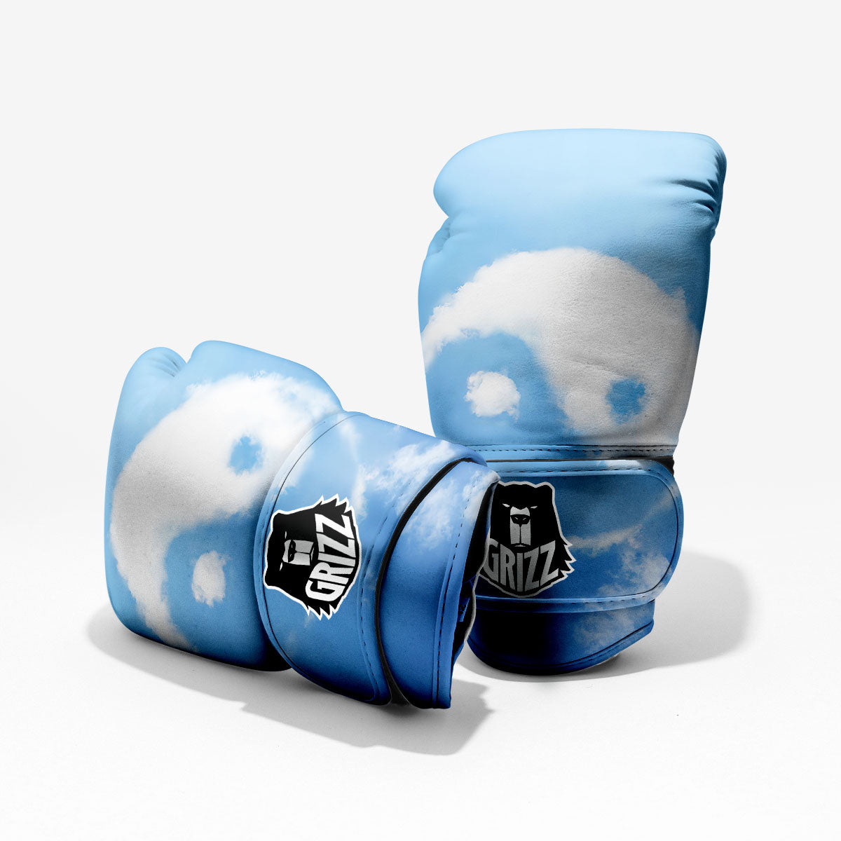 Yin Yang Space And Sky Print Pro Boxing Glove