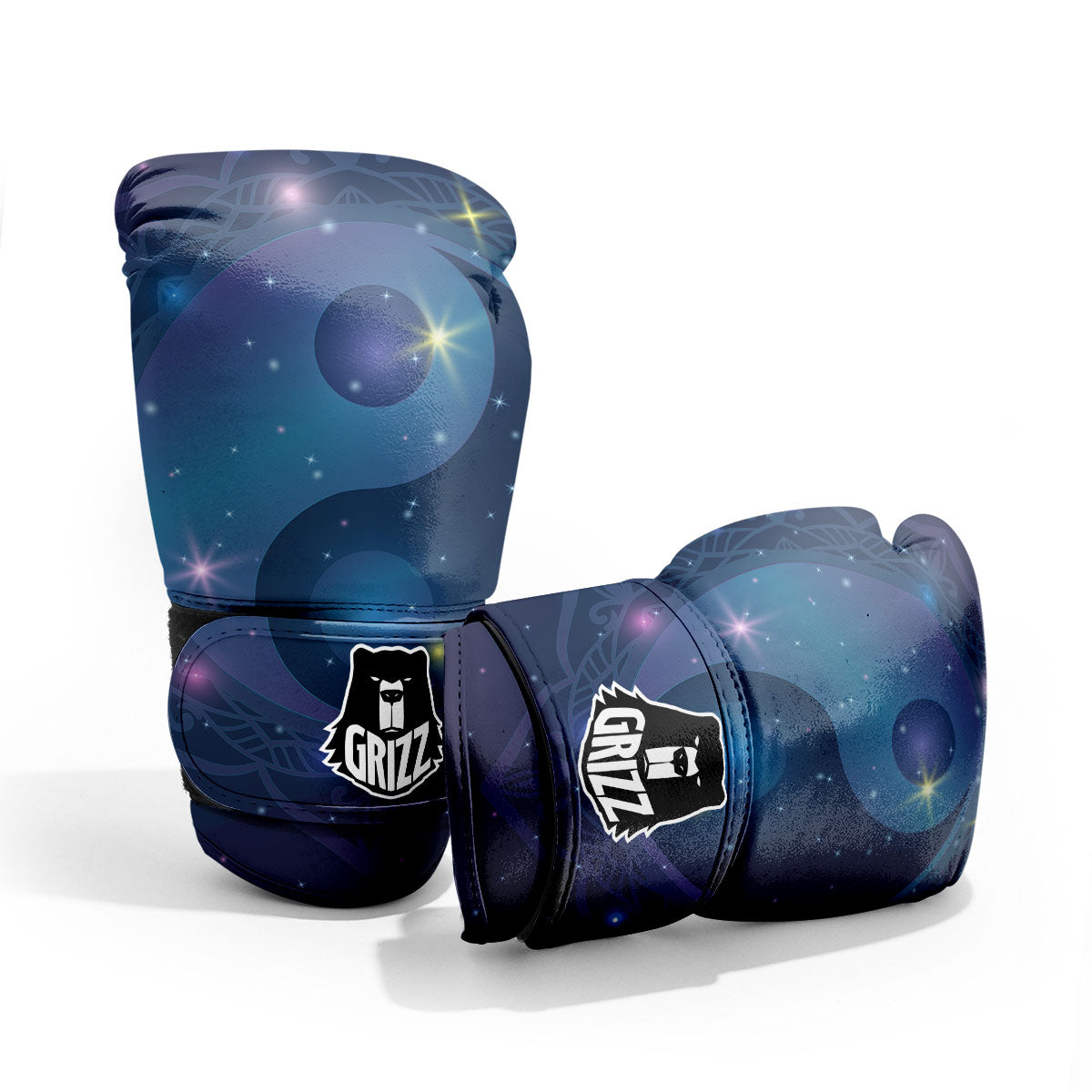 Yin Yang Space Print Pro Boxing Glove
