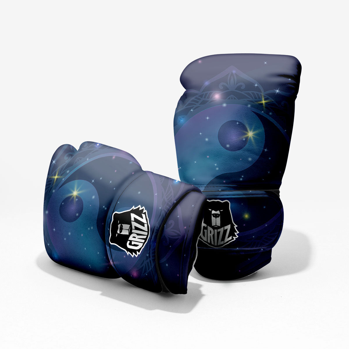 Yin Yang Space Print Pro Boxing Glove