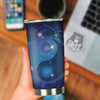 Yin Yang Space Print Tumbler-grizzshop