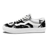 Yin Yang Sun White And Black Print Skate Shoes-grizzshop