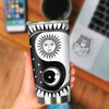 Yin Yang Sun White And Black Print Tumbler-grizzshop