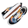 Yin Yang Water And Fire Print Skate Shoes-grizzshop