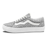 Yin Yang White And Grey Print Pattern Skate Shoes-grizzshop