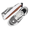 Yin Yang White And Sliver Print Skate Shoes-grizzshop