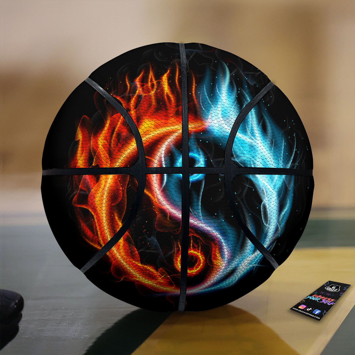 Woman Portrait Native Indian Print Basketball