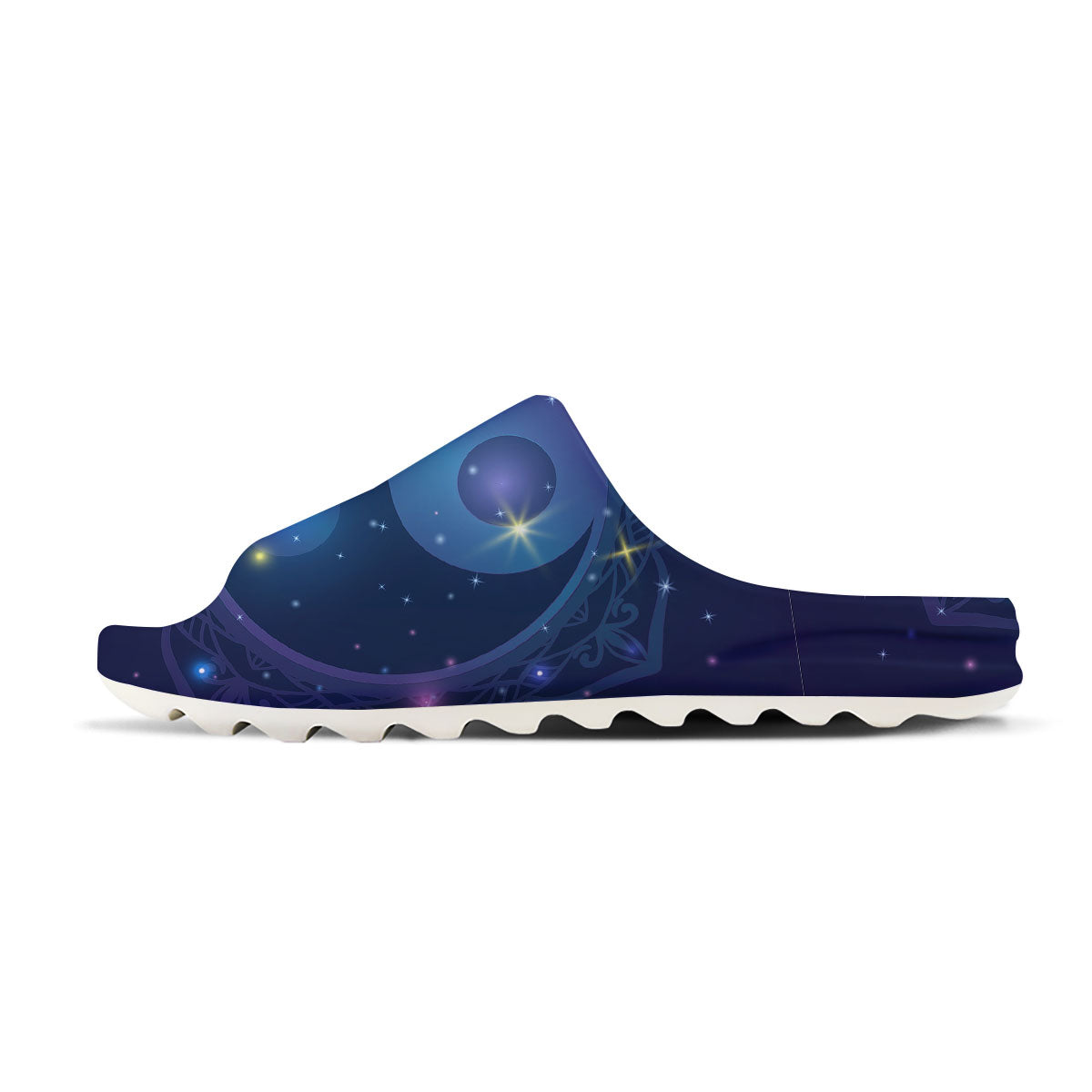 Yin Yang Space Print Sandals-grizzshop