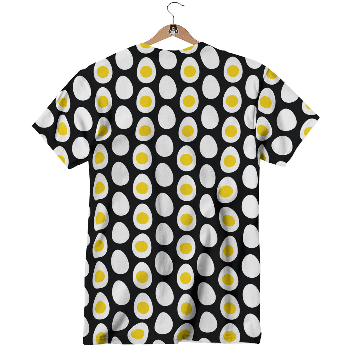 Yolk Egg Print Pattern T-Shirt-grizzshop