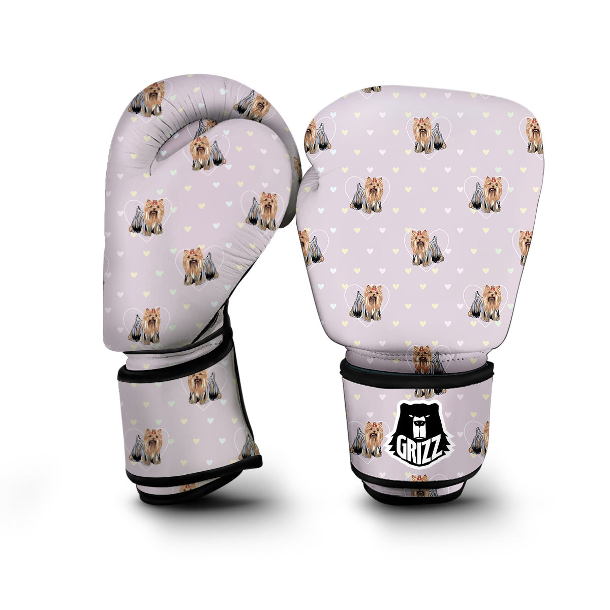 Yorkshire Terrier Dog Puppy Pattern Print Boxing Gloves-grizzshop