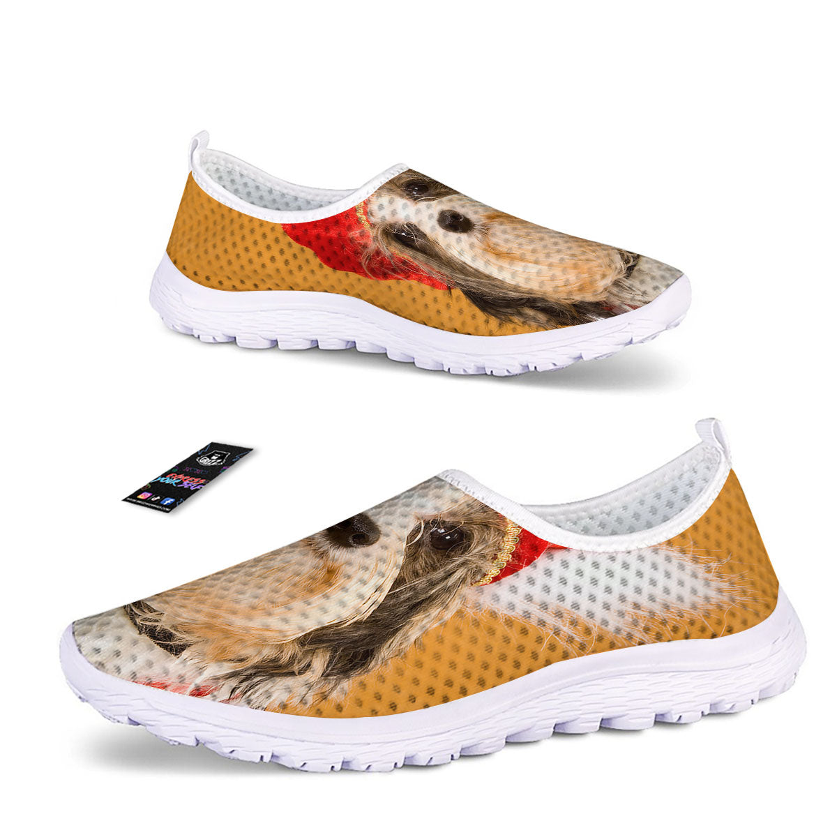 Yorkshire Terrier Red Cap Print Nurse Shoes-grizzshop