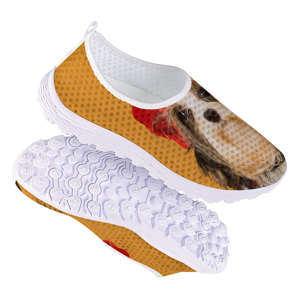 Yorkshire Terrier Red Cap Print Nurse Shoes-grizzshop