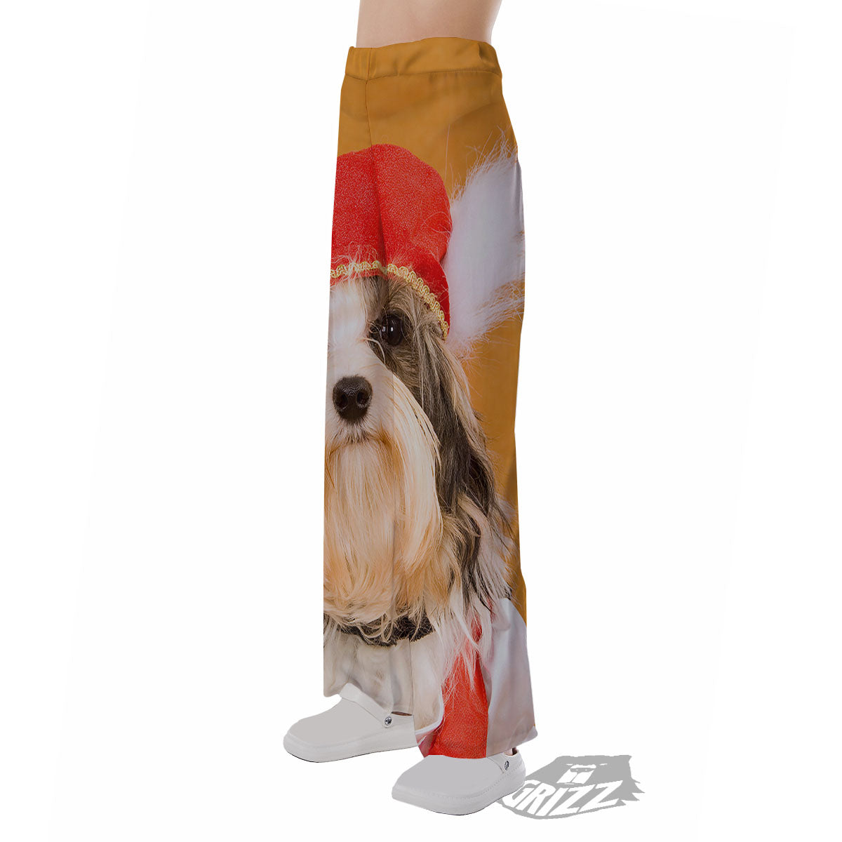 Yorkshire Terrier Red Cap Print Pajama Pants-grizzshop