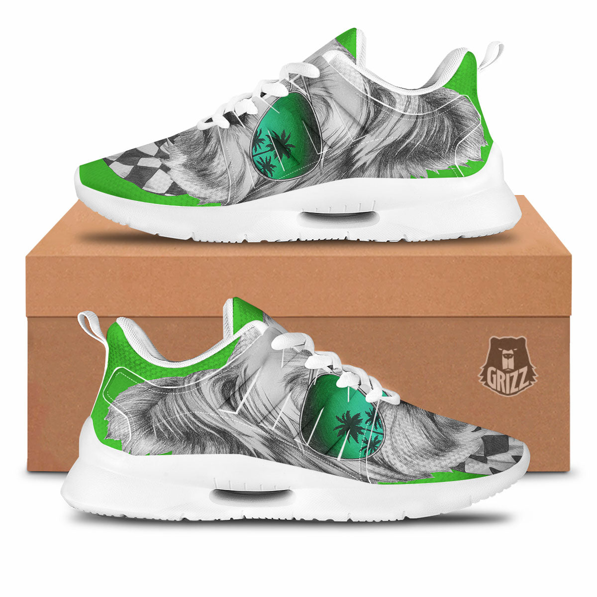 Yorkshire Terrier Sunglasses Print Tennis Shoes-grizzshop