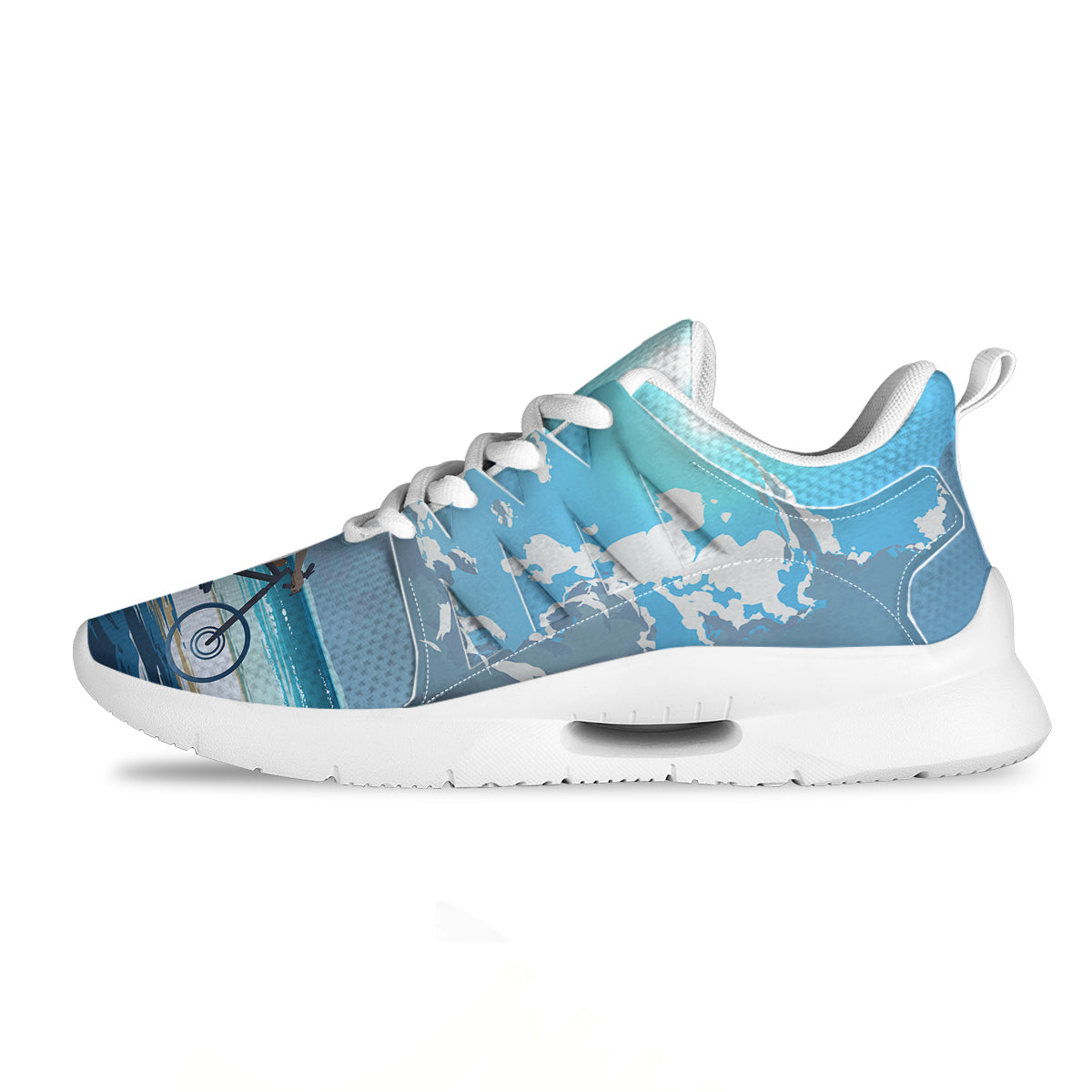 Young Man Looking At The Meteor Print Tennis Shoes-grizzshop