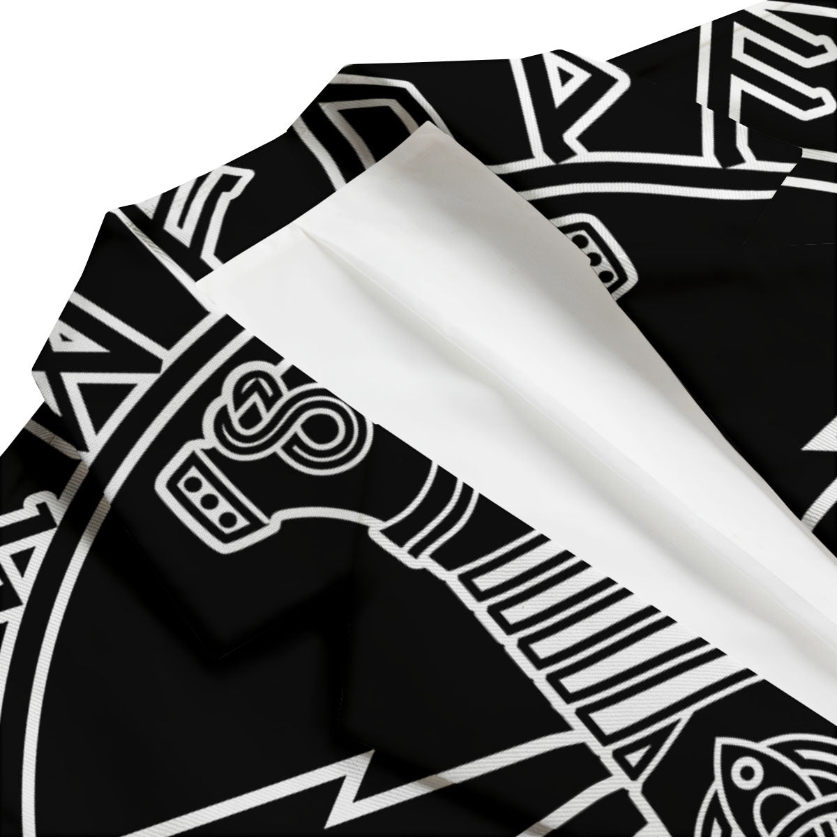 Younger Futhark And Mjolnir Print Men's Blazer-grizzshop