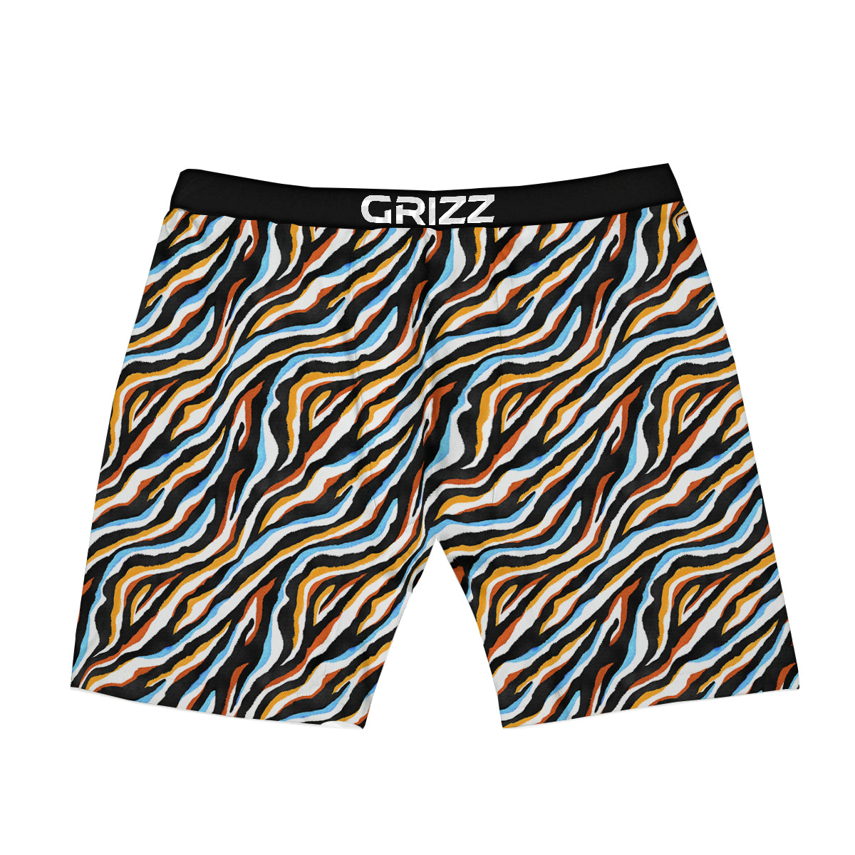 Zebra Abstract Print Pattern Boxer Briefs-grizzshop