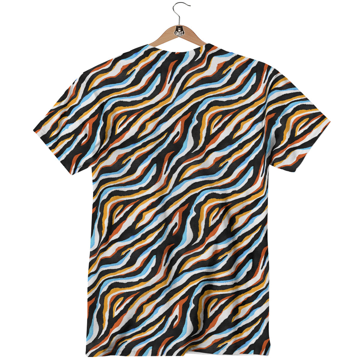 Zebra Abstract Print Pattern T-Shirt-grizzshop