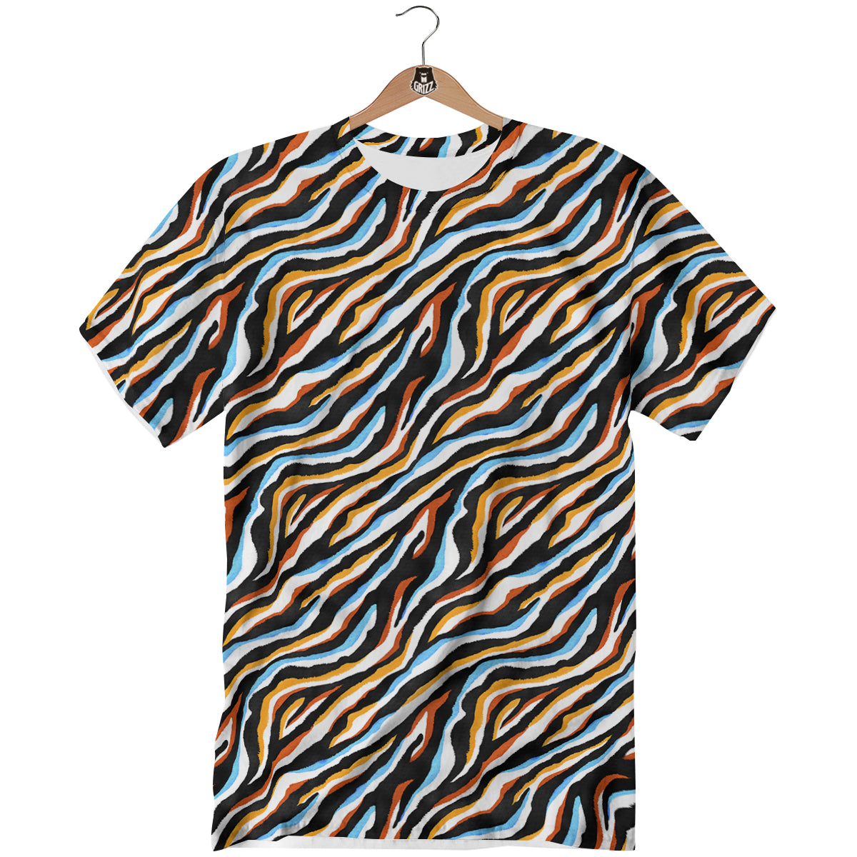 Zebra Abstract Print Pattern T-Shirt-grizzshop