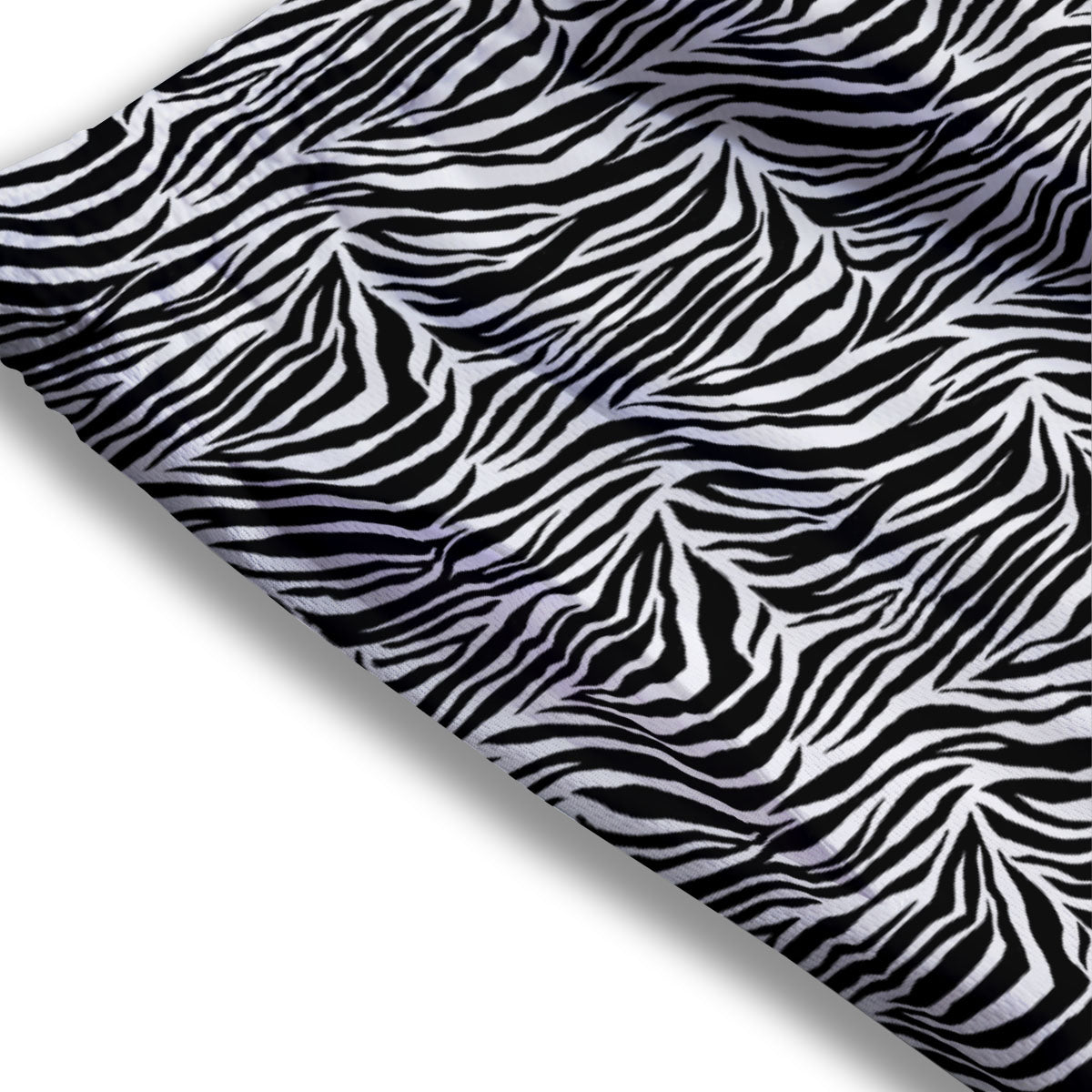Zebra Black White Print Pattern Mesh Shorts-grizzshop