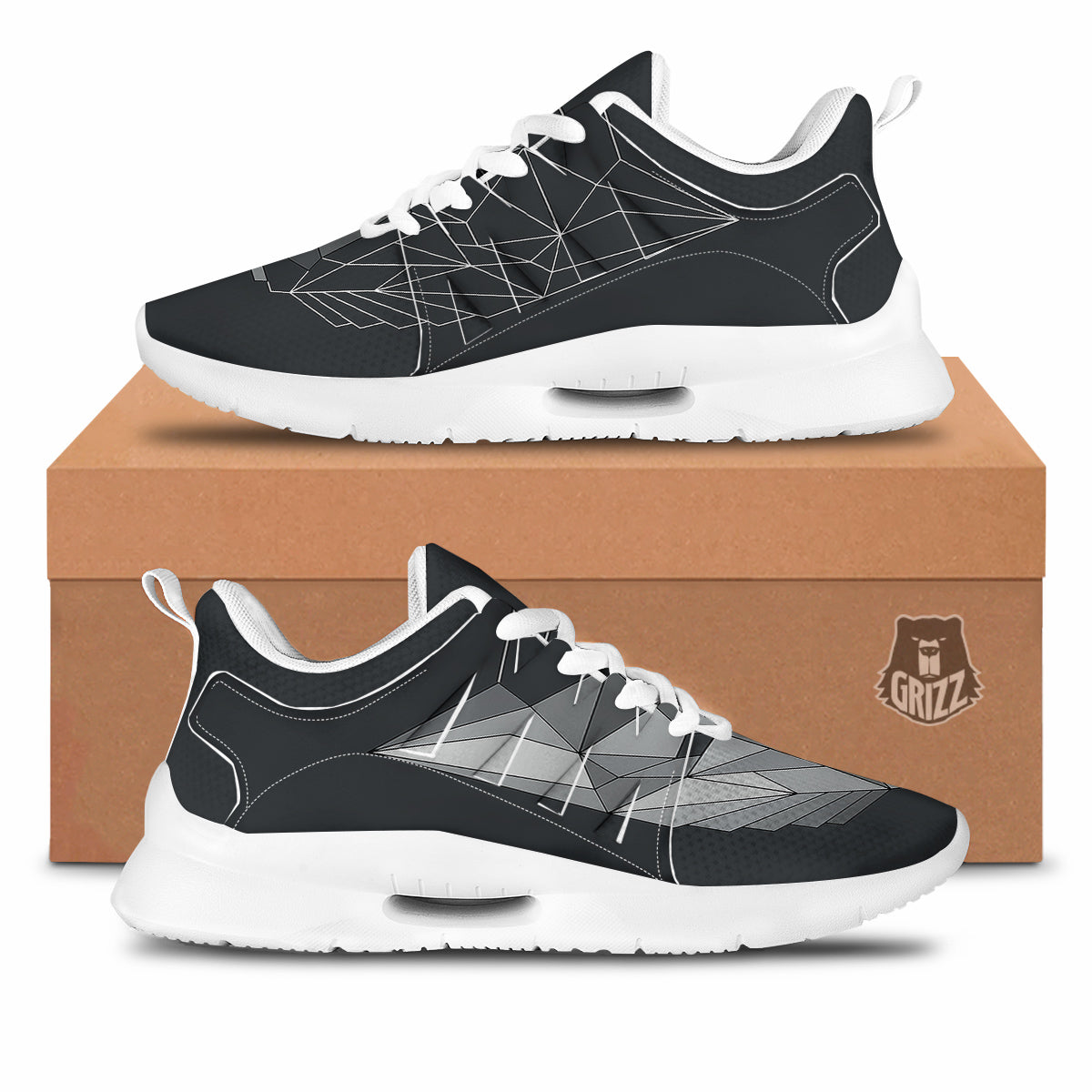 Zebra Black White Print Pattern Tennis Shoes-grizzshop