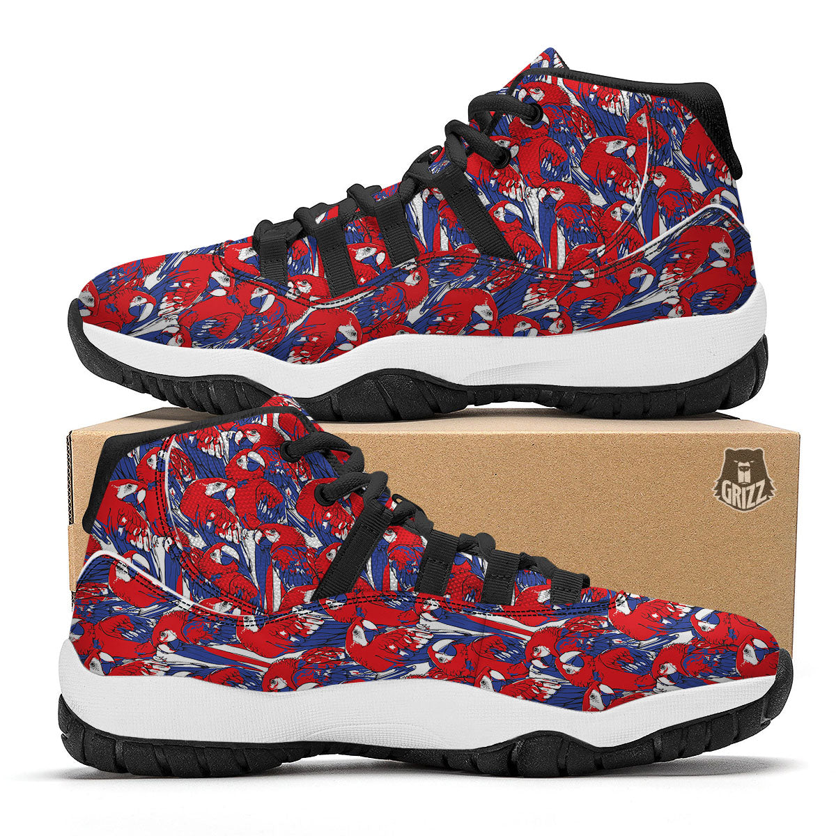Zebra Camo Green Print Pattern Black Bball Shoes-grizzshop
