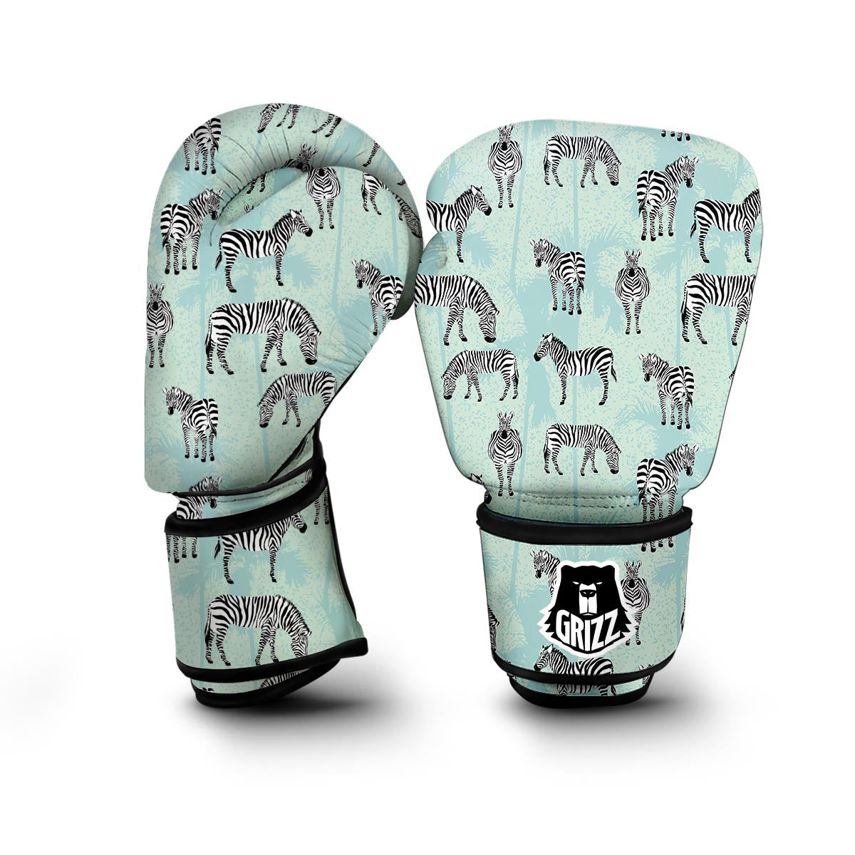 Zebra Pastel Boxing Gloves-grizzshop