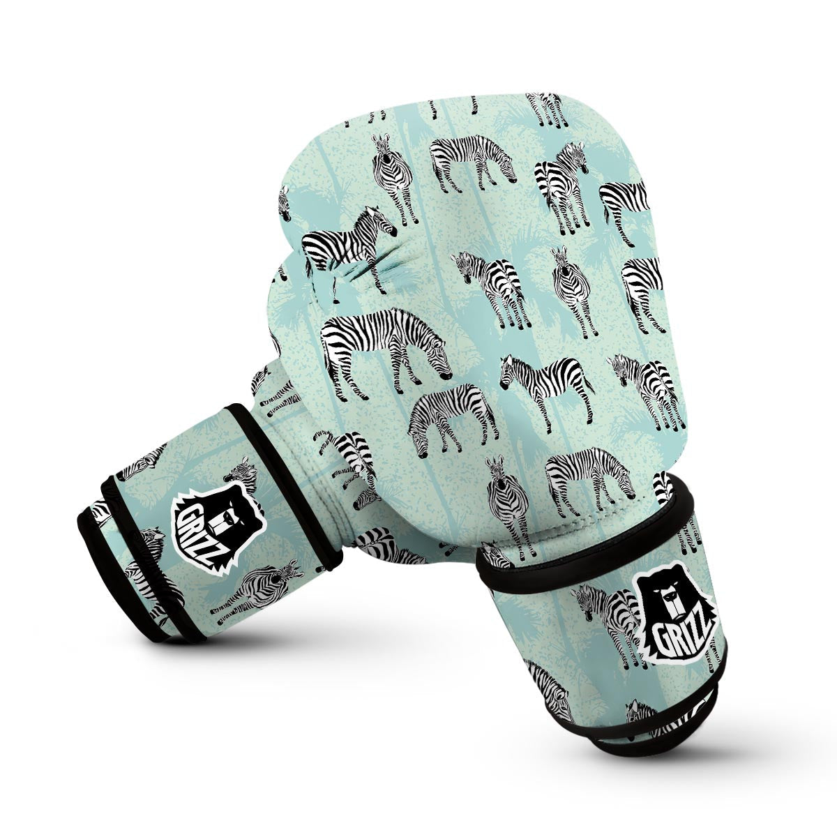 Zebra Pastel Boxing Gloves-grizzshop