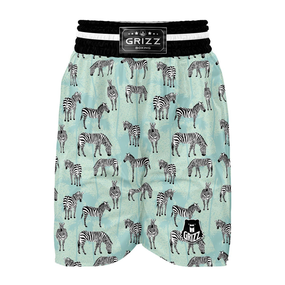 Zebra Pastel Boxing Shorts-grizzshop