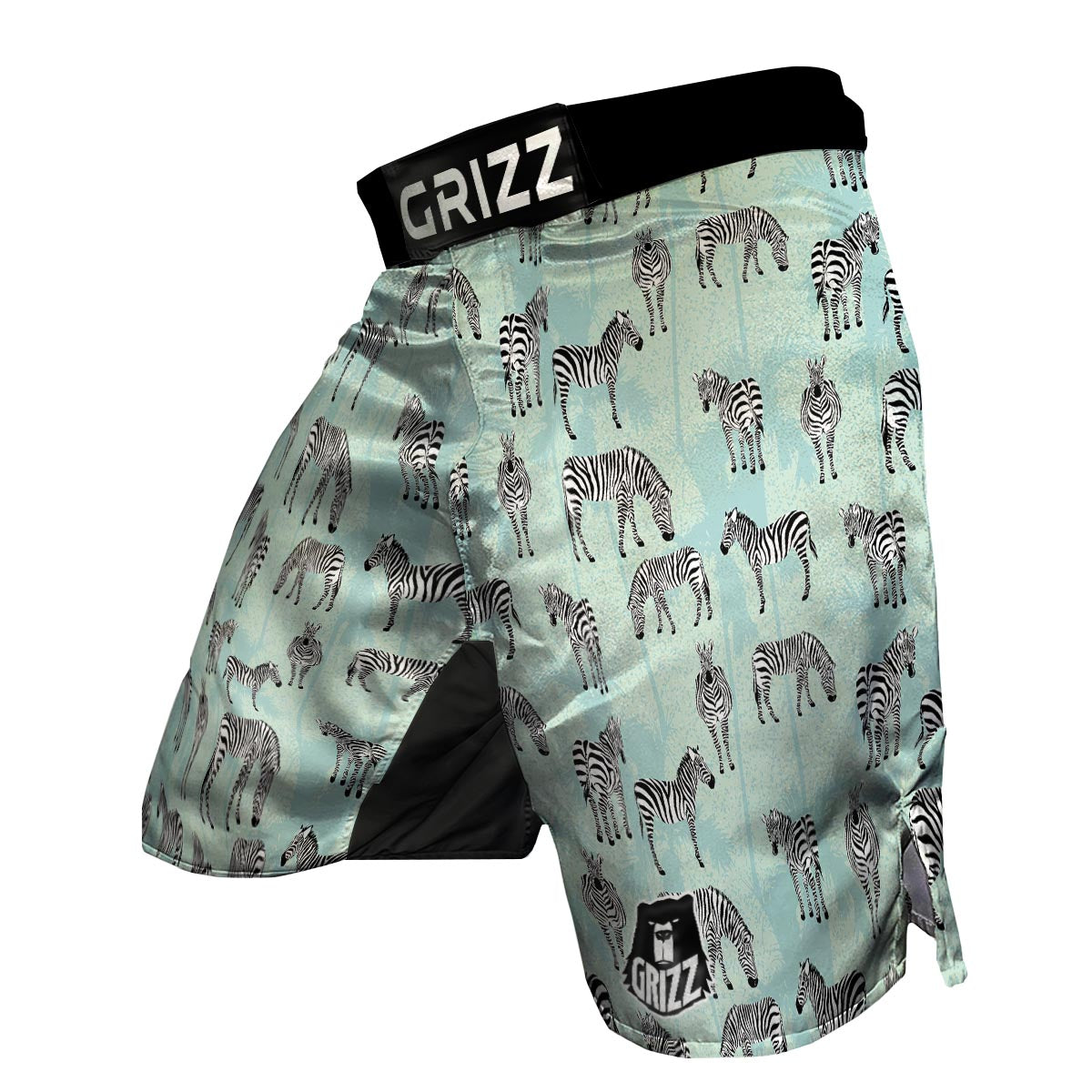 Zebra Pastel MMA Shorts-grizzshop