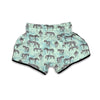 Zebra Pastel Muay Thai Boxing Shorts-grizzshop