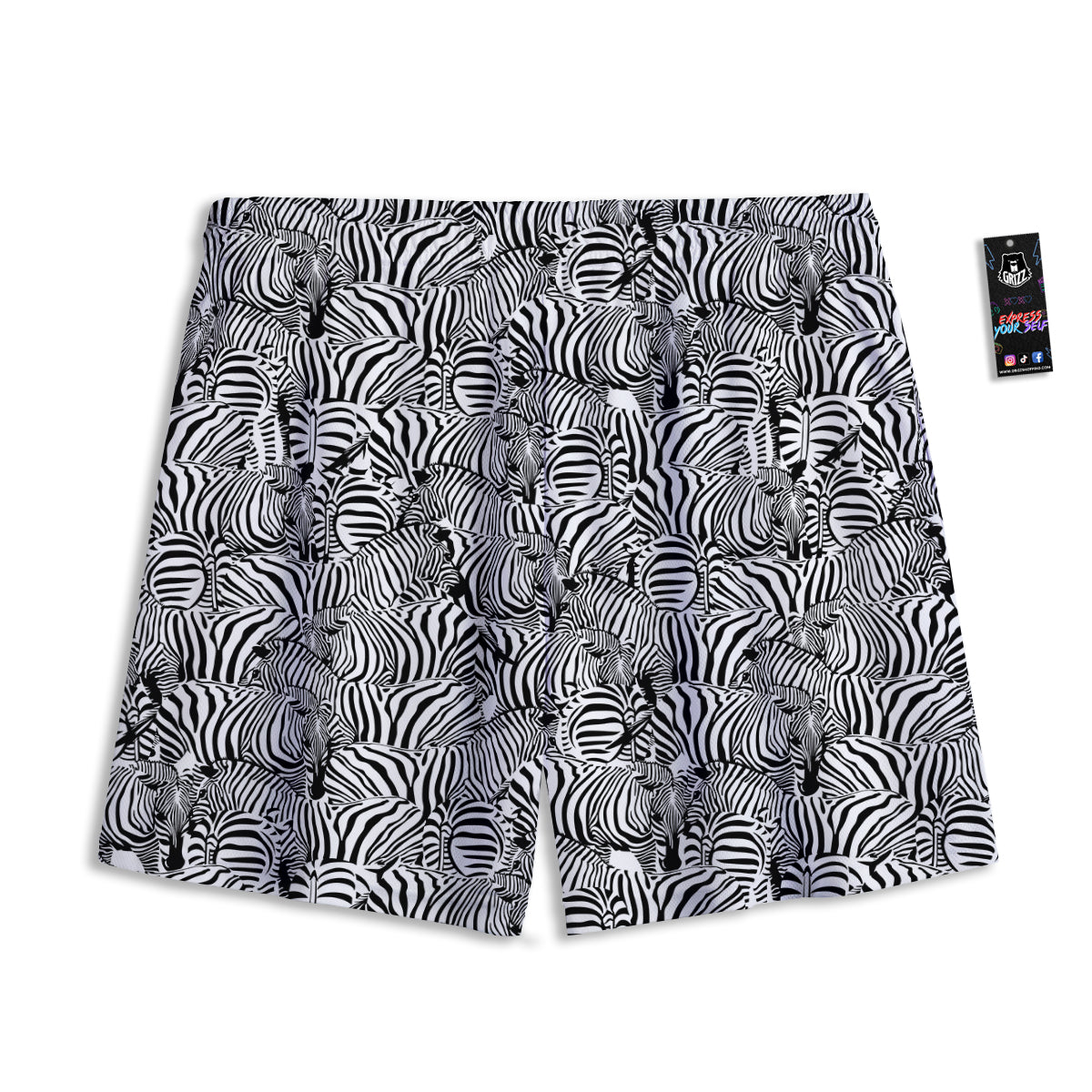 Zodiac Sign Dark Sagittarius Print Mesh Shorts