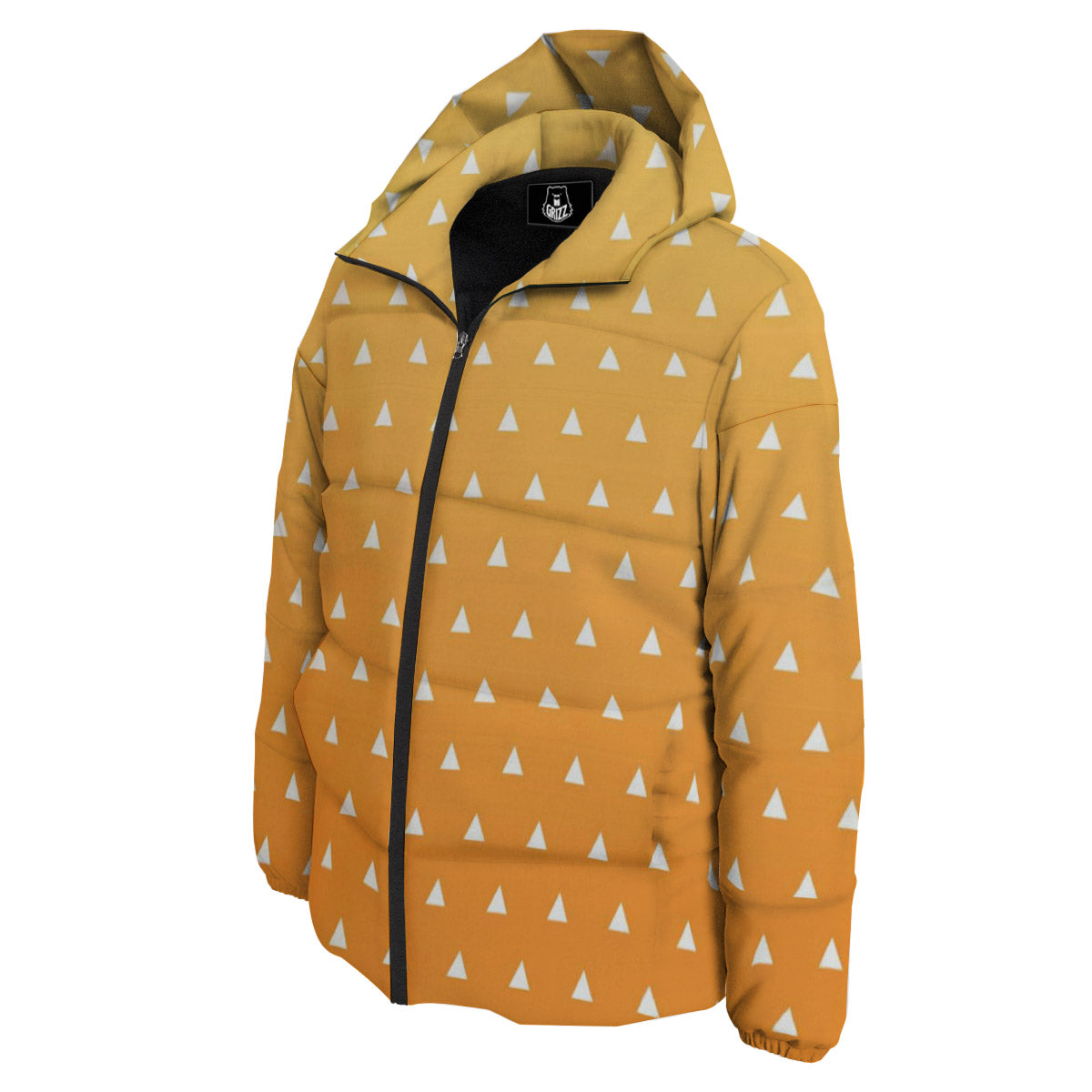 Zenitsu Print Pattern Down Jacket-grizzshop