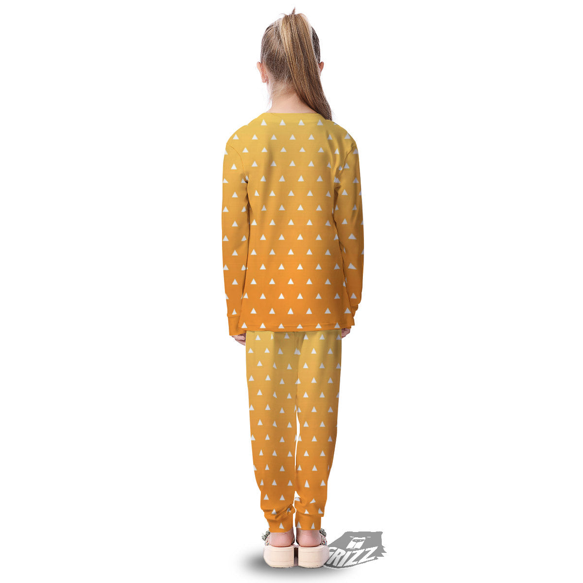 Zenitsu Print Pattern Kid's Pajamas-grizzshop