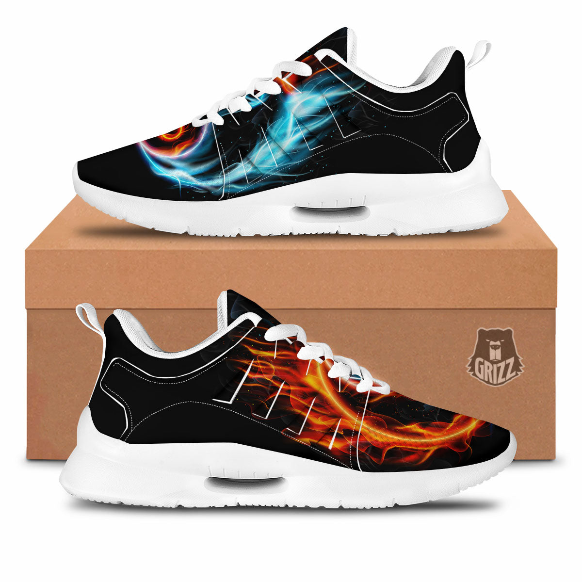 Zenitsu Print Pattern Tennis Shoes-grizzshop