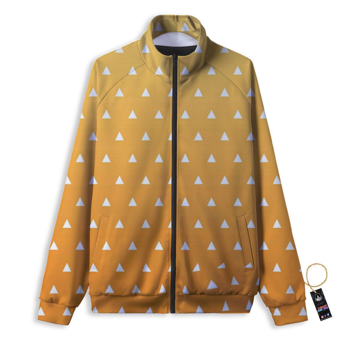 Zenitsu Print Pattern Track Jacket-grizzshop