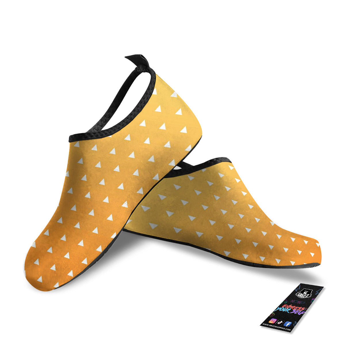 Zenitsu Print Pattern Water Shoes-grizzshop