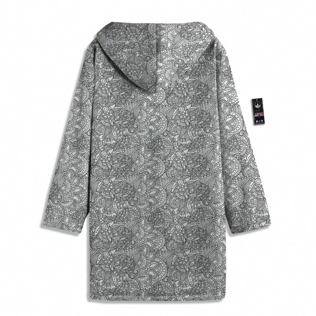 Zentangle Ethnic Print Pattern Men's Windbreaker Jacket-grizzshop