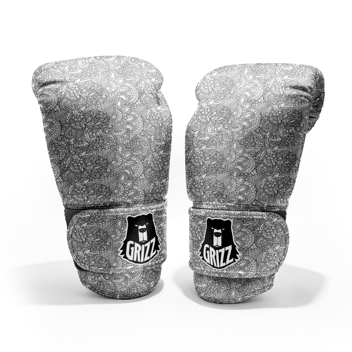 Zentangle Ethnic Print Pattern Pro Boxing Glove