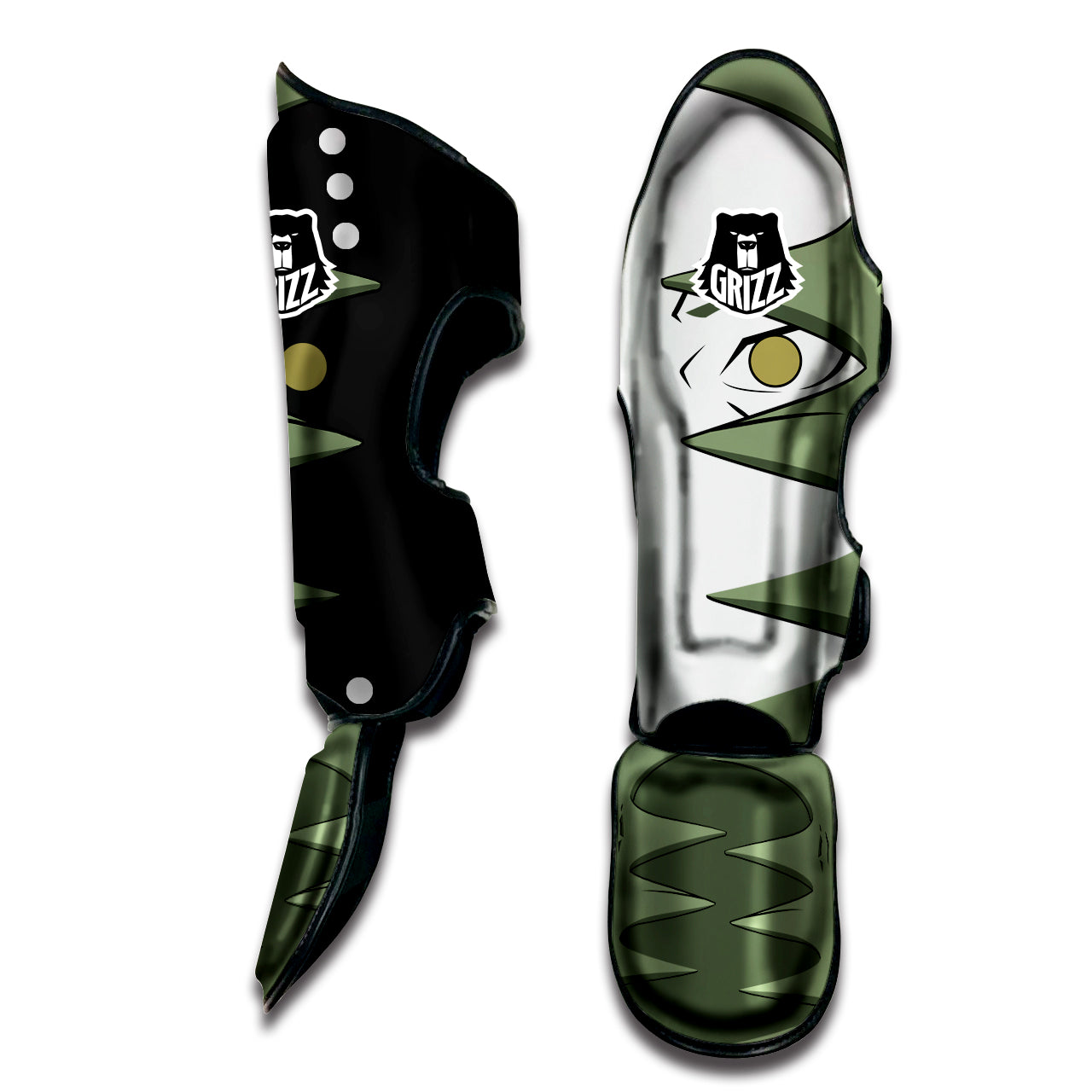 Zetsu Akatsuki Muay Thai Shin Guards-grizzshop