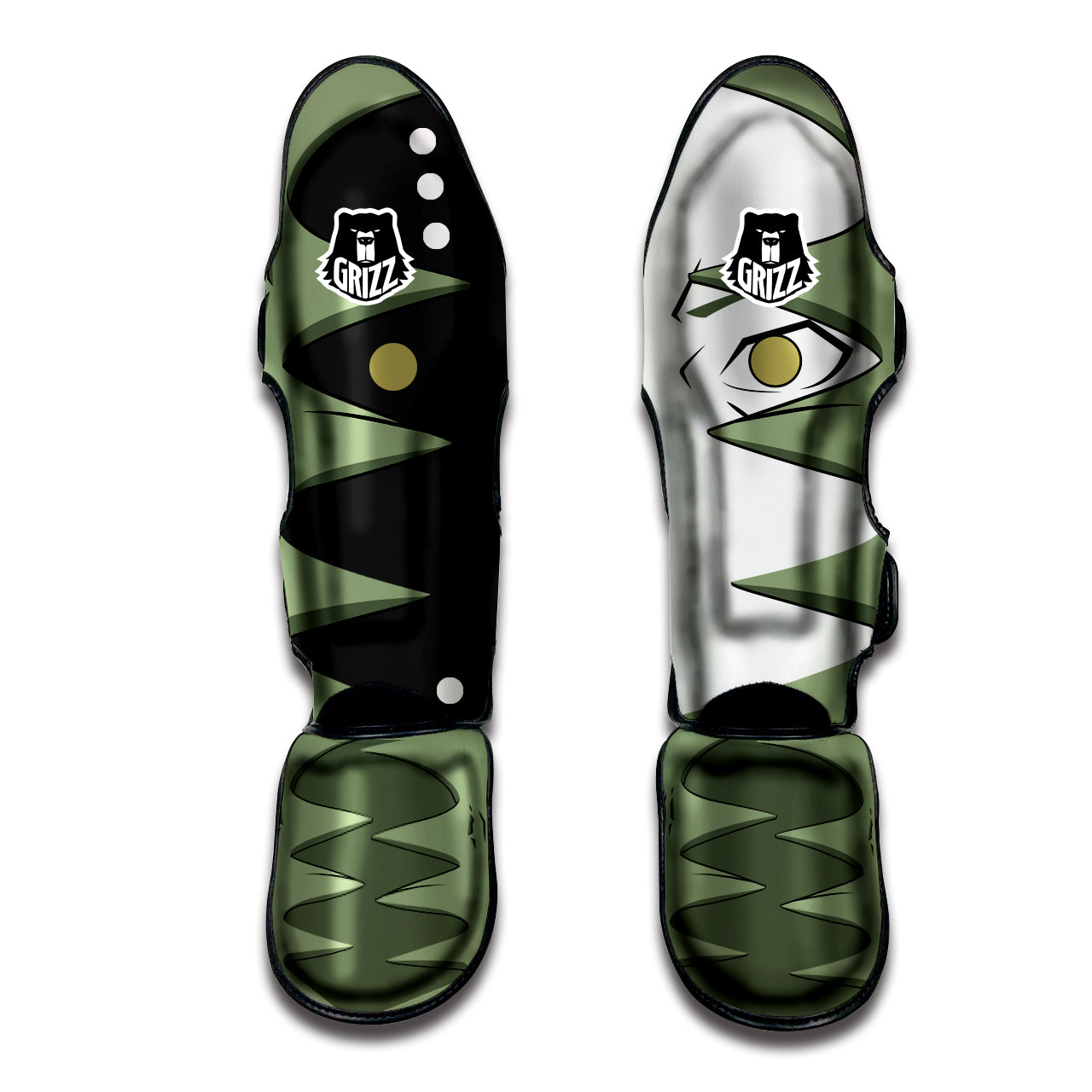 Zetsu Akatsuki Muay Thai Shin Guards-grizzshop