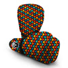 Zig Zag Colorful Pattern Print Boxing Gloves-grizzshop